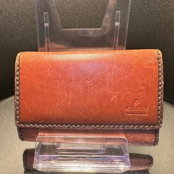 Gucci Leather Key Case - EUC - Picture 1 of 7